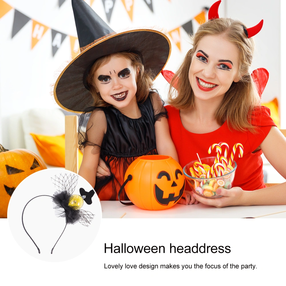 Halloween Hair Glow Hairpin Creative Hairband Party Accessory