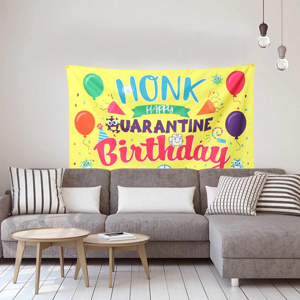 1pc Epidemic Prevention Theme Birthday Backdrop Photography Background