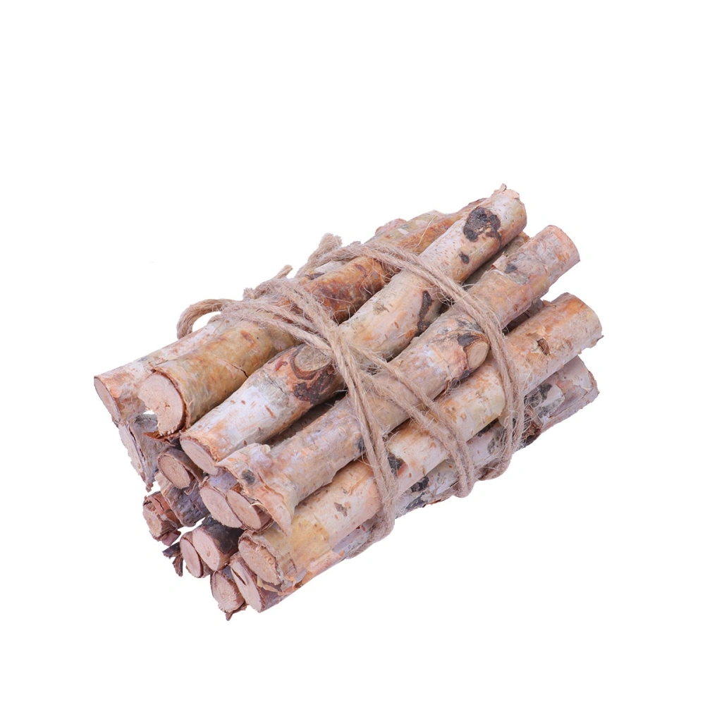 20PCS 10CM Natural Branches Handmade Sticks Dry Branches Wooden Sticks Photo Props for DIY Crafts Flower Arrangement