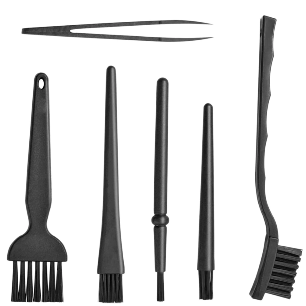 1 Set of 6Pcs Keyboard Brushes Anti Static Brushes Computer Cleaning Tools