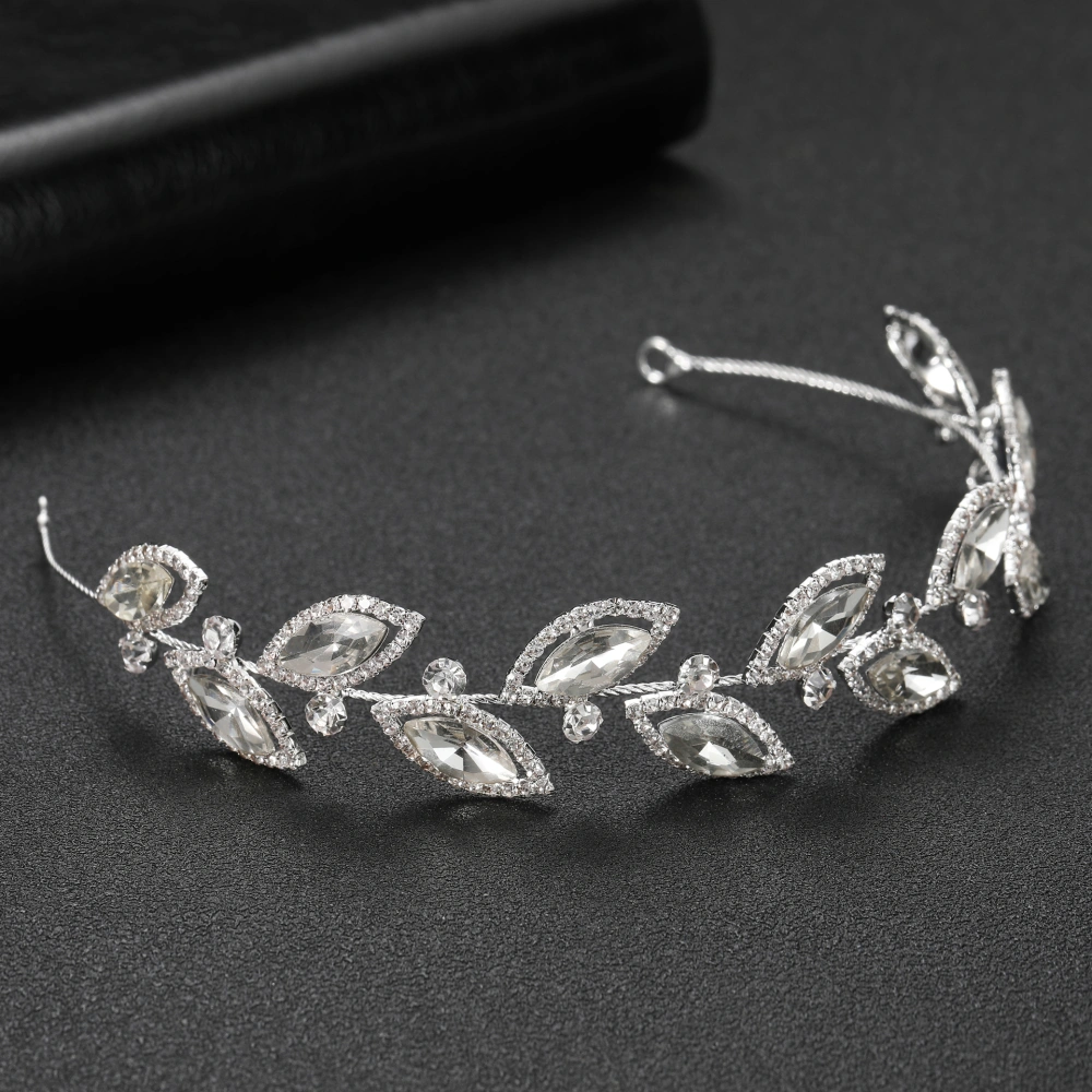 Women Wedding Headpiece Bride Headband Zirconia Headband Wedding Hair Vine Hair Jewelry