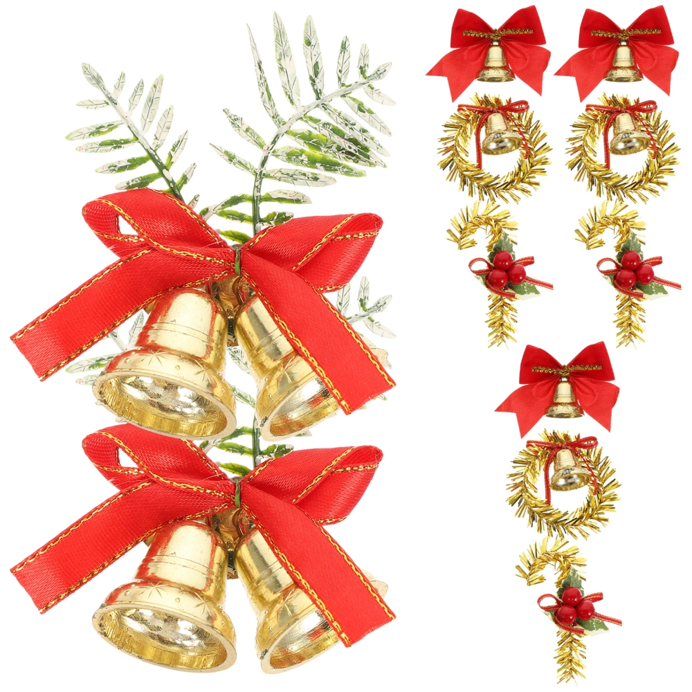 12pcs Christmas Hanging Bell Christmas Party Decoration Christmas Tree Hanging Ornament