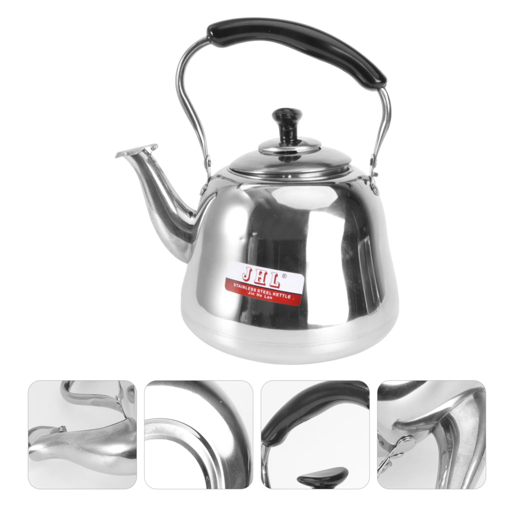 1pc Stainless Steel Whistle Teakettle Household Water Boiling Kettle (2.5L/2L)