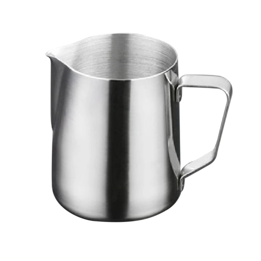 1000ml Stainless Steel Milk Frothing Jug Latte Pourer Cappuccino Coffee Jug (Silver)