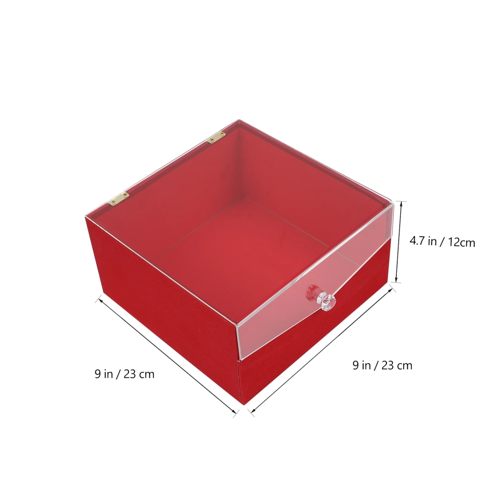 Valentine's Day Flower Box Panoramic Window Flower Case Wrapping Gift Box