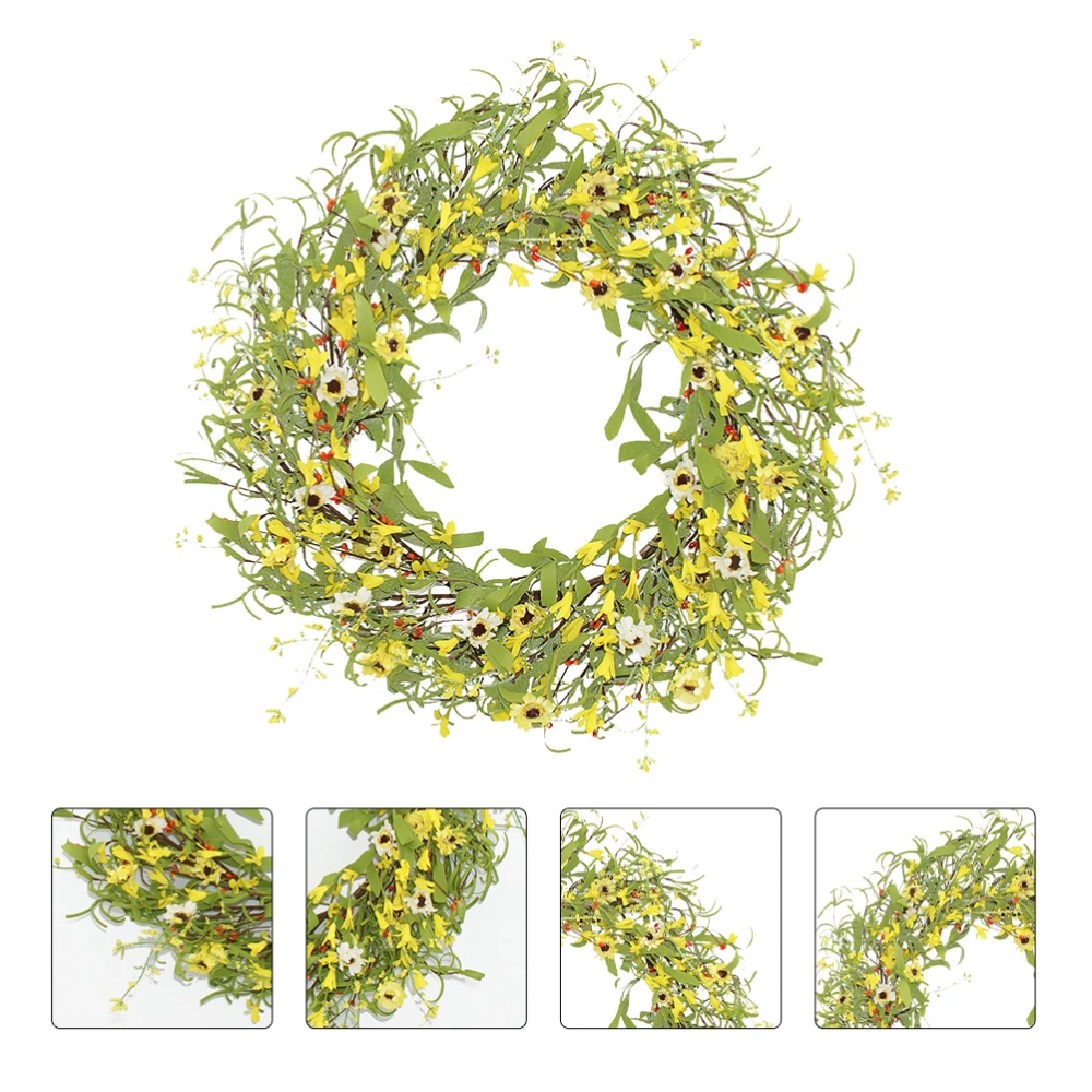 1Pc Elegant Wreath Durable Delicate Door Garland Home Hanging Ornament