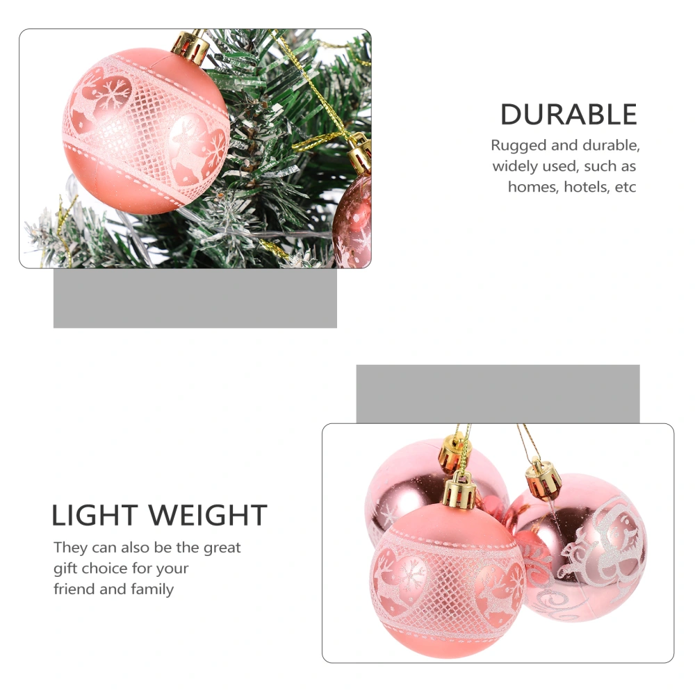 9Pcs Christmas Decorative Balls Pendants Christmas Tree Balls Christmas Balls