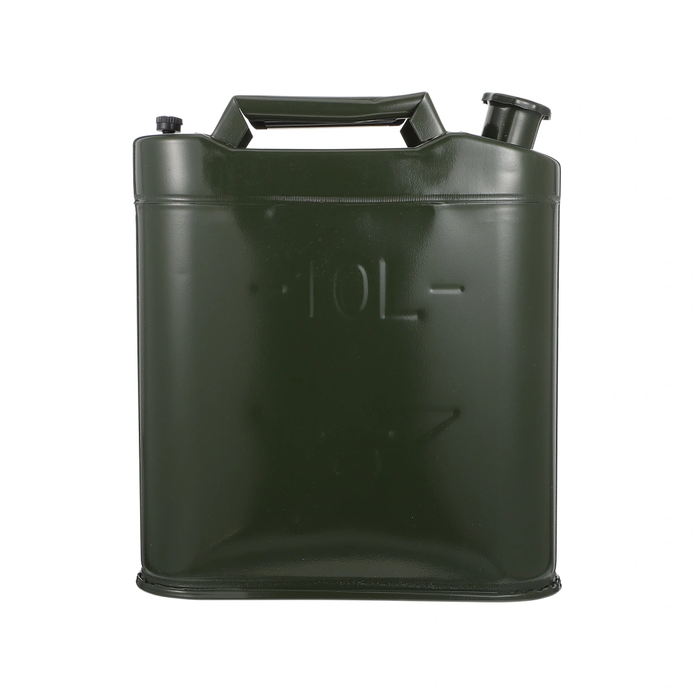 10L Capacity Thickened Gasoline Barrel Outdoor Standby Iron Barrel for Automobile Oil Storage Barrel With Pipe