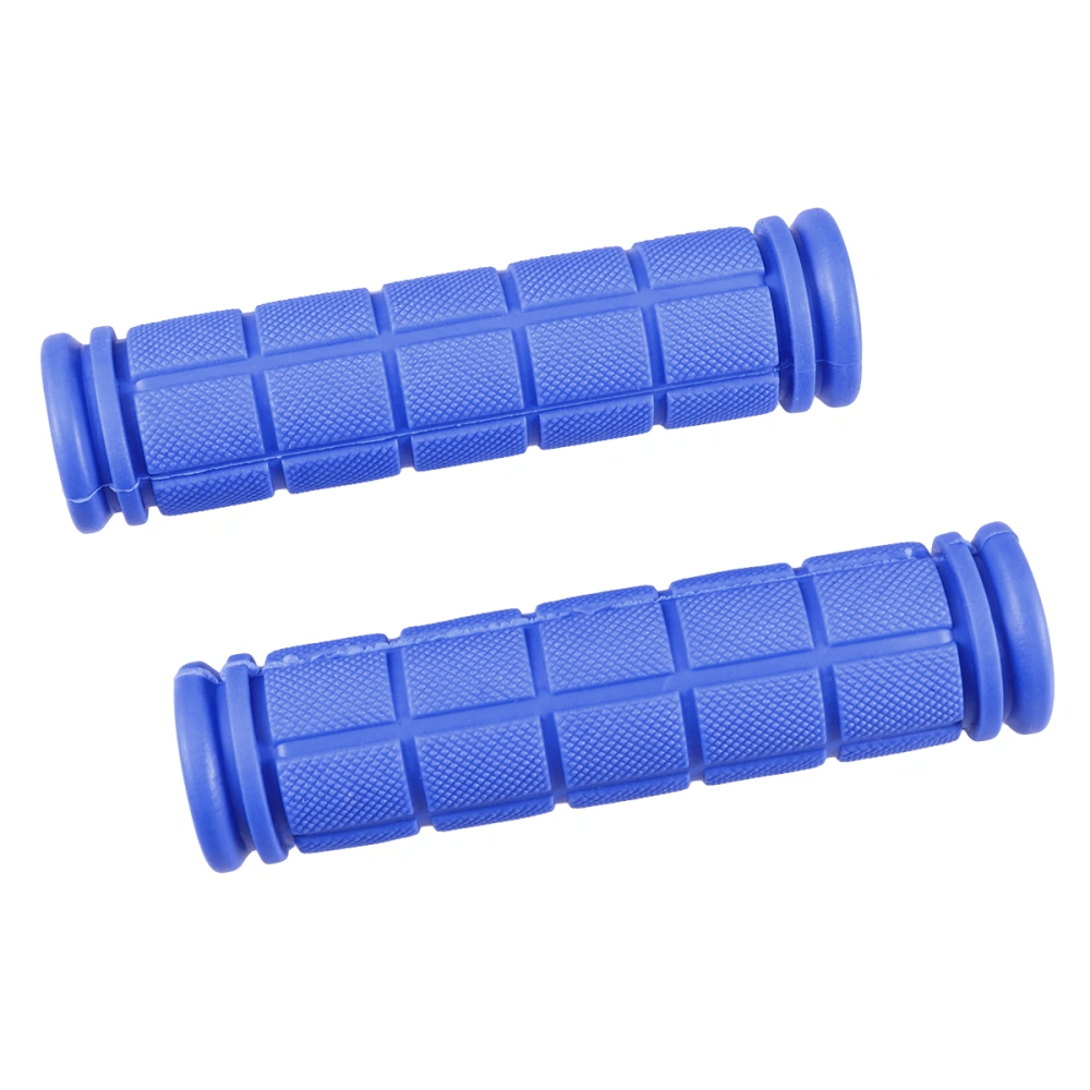 2pcs Handlebar Grips Mountain Bike Rubber Non-Slip Handlebar Grip (Royal Blue)