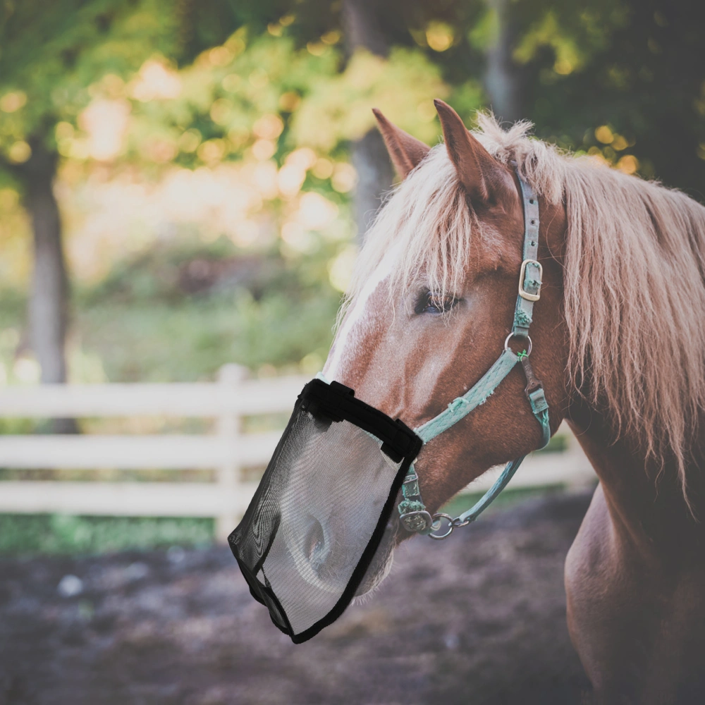 Anti-Fly Mesh Horse Mask Summer Horse Mask Stretch Bug Horse Fly Mask