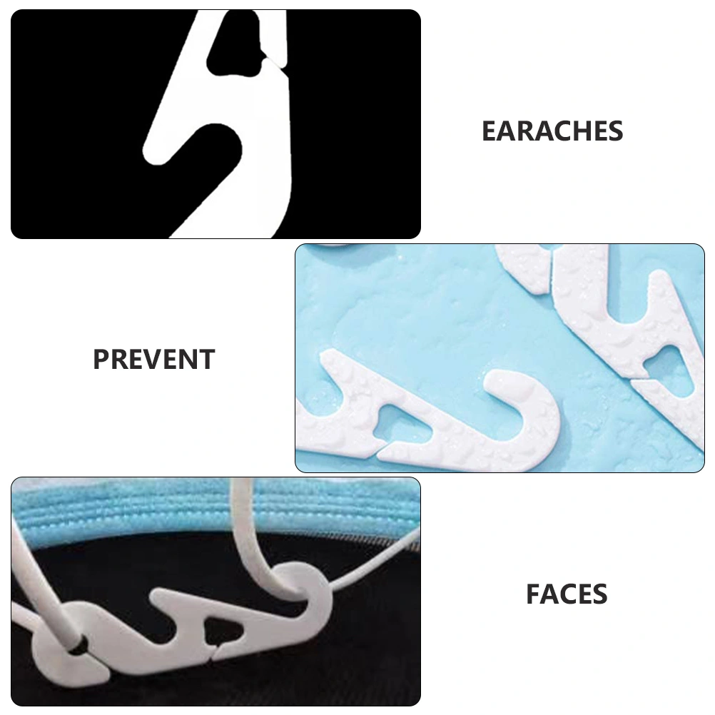 50pcs Mask Strap Extenders Mask Holders Face Cover Hooks Ear Strap Buckles