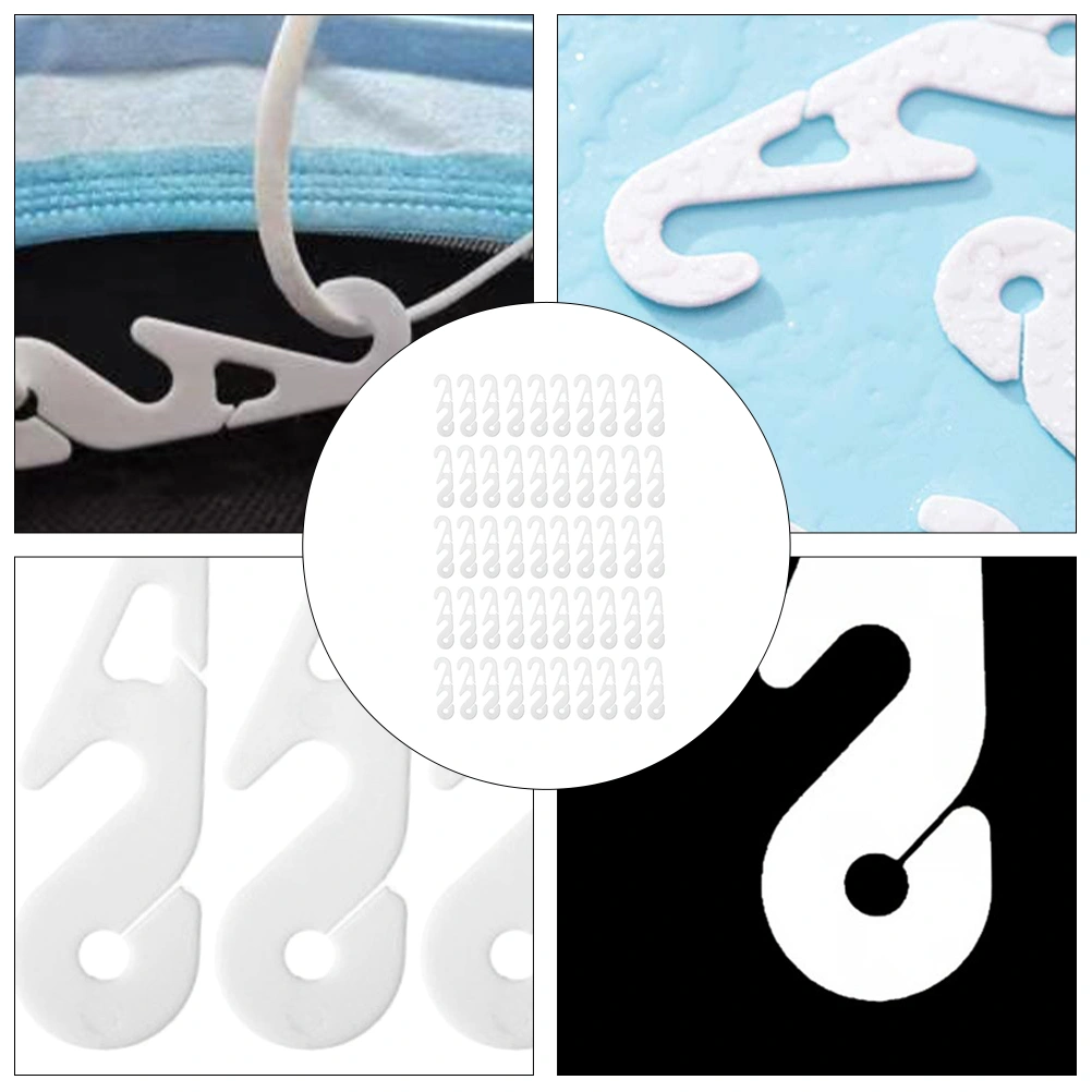 50pcs Mask Strap Extenders Mask Holders Face Cover Hooks Ear Strap Buckles