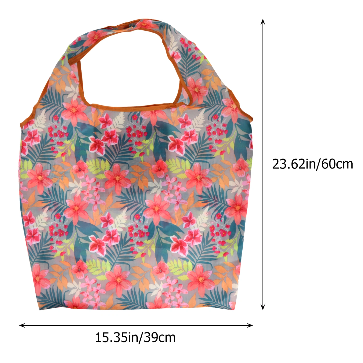 1pc Folding Printing Storage Handheld Bag Shopping Bag Environmental Handbag
