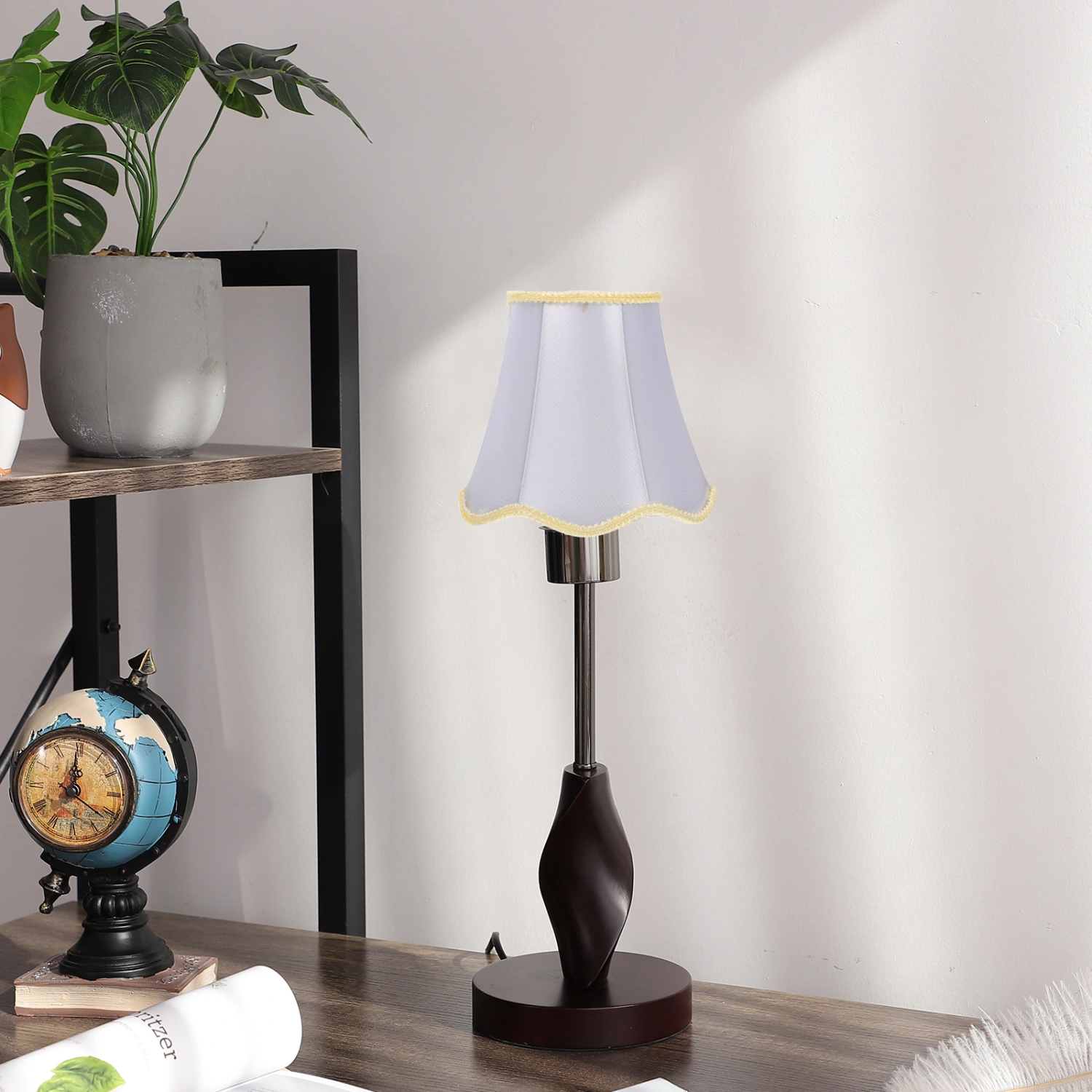 1Pc Cloth Ceiling Light Shade Simple Wave Bottom Lampshade Home Light Accessory