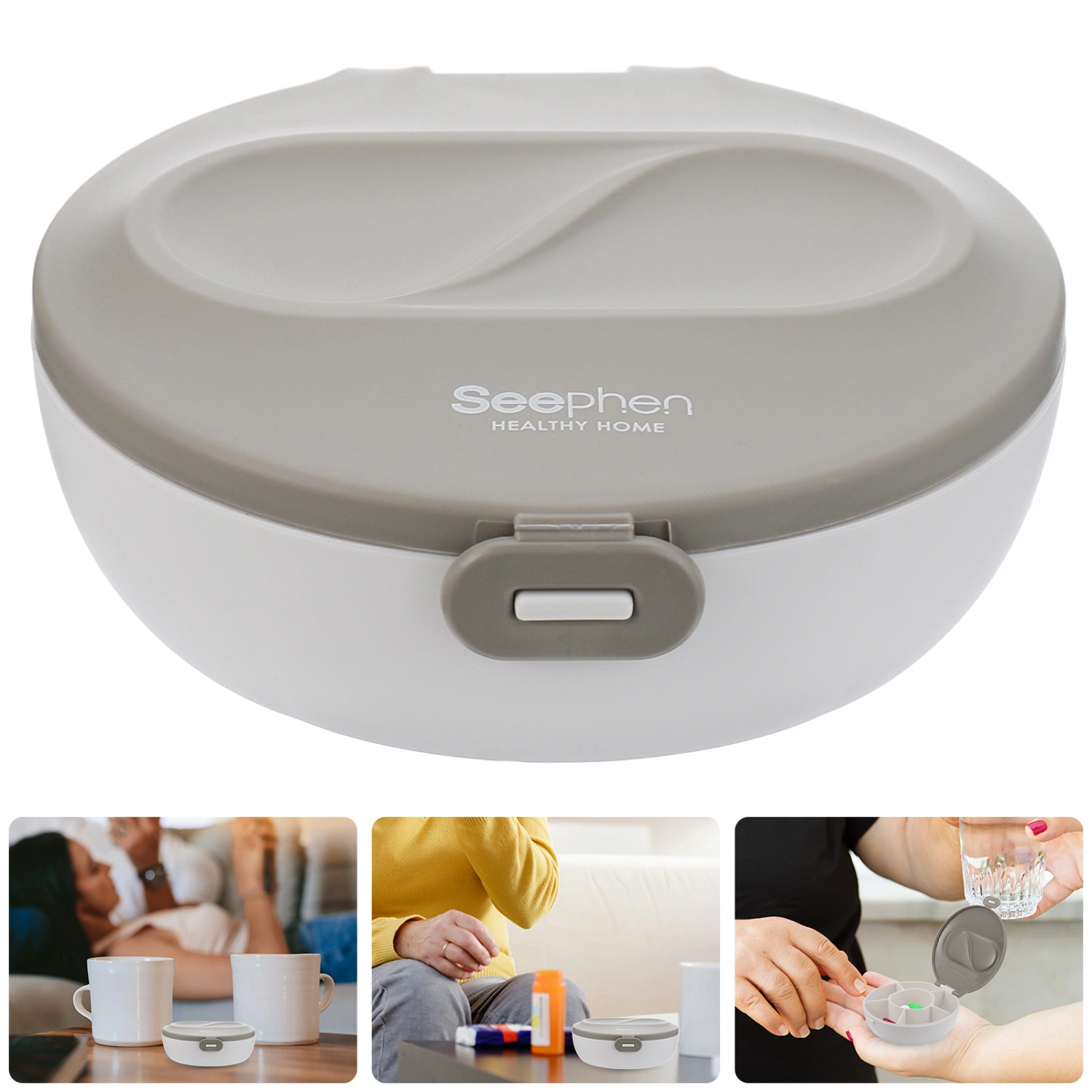 1Pc Small Pill Box Portable Pill Organizer Medicine Container Plastic Pill Case