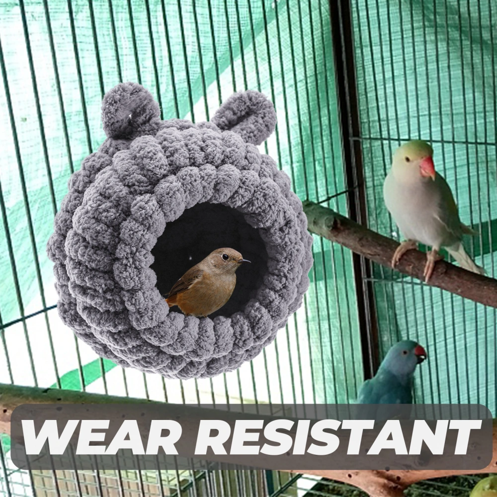 Bird Warm Nest Hanging Parrot Nest Decorative Parrot Sleeping Nest Pet Cage Sleeping Bed