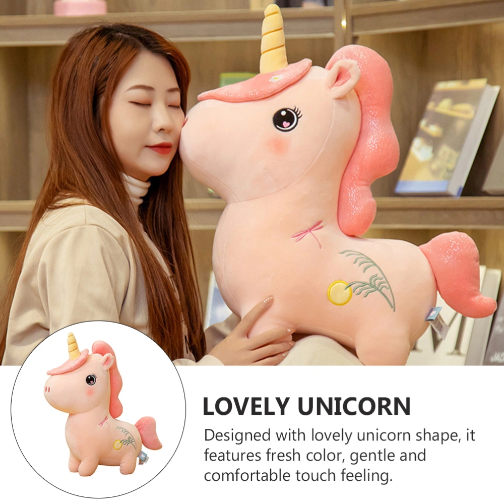 1pc Unicorn Shaped Doll Lovely Plush Doll Standing Unicorn Doll Kids Gift