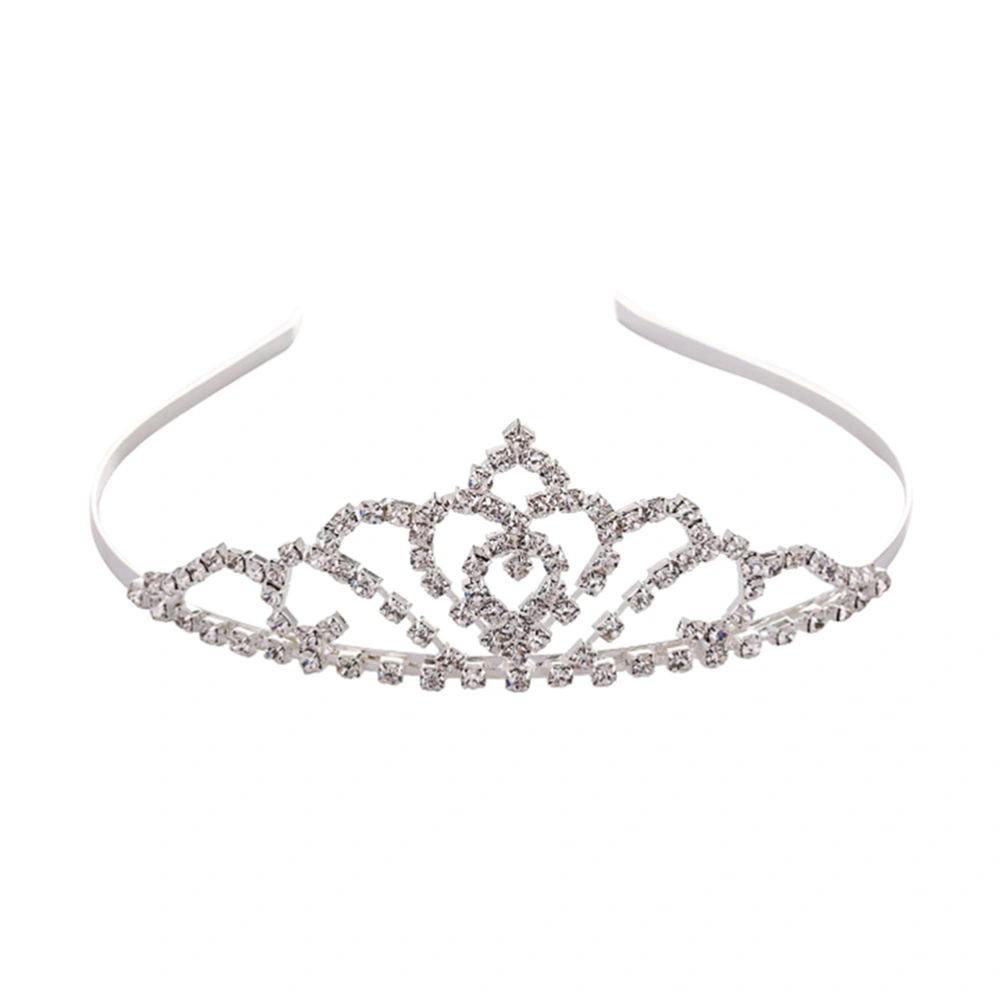 Bridal Crystal Crown Elegant Shiny Hair Hair Accessories for Wedding Party Banquet