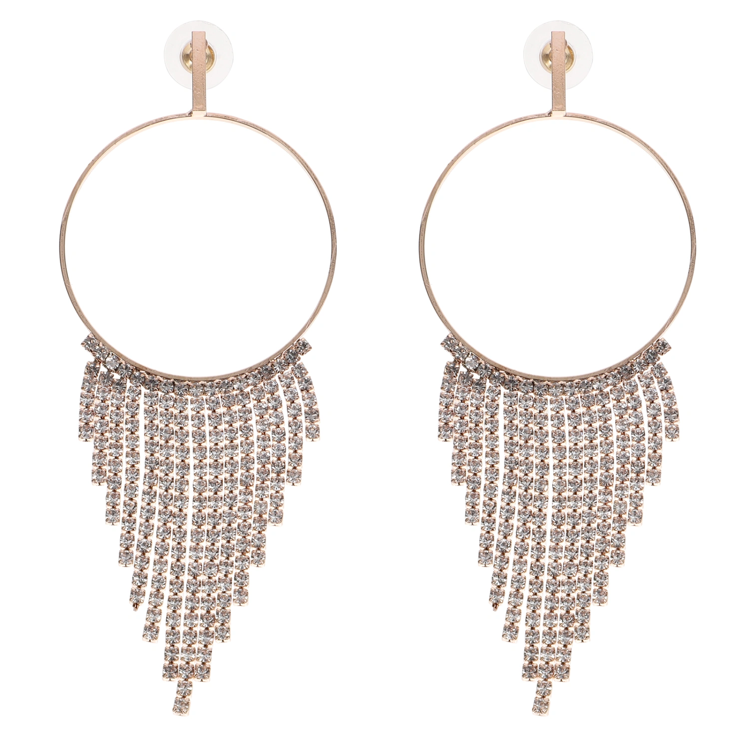 1 Pair Rhinestone Earrings Tassel Dangle Earrings Women Earrings Jewelry