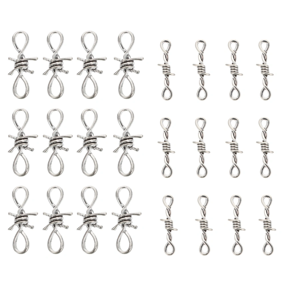 30Pcs DIY Bracelet Charms Bracelet Necklace Accessories Jewelry Making Tools