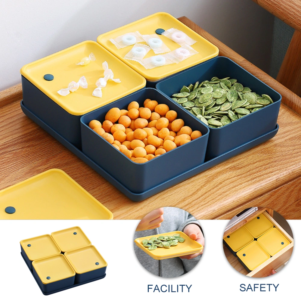 1pc Creative Candy Box Dried Fruit Candy Box Food Storage Plate Fruit Container