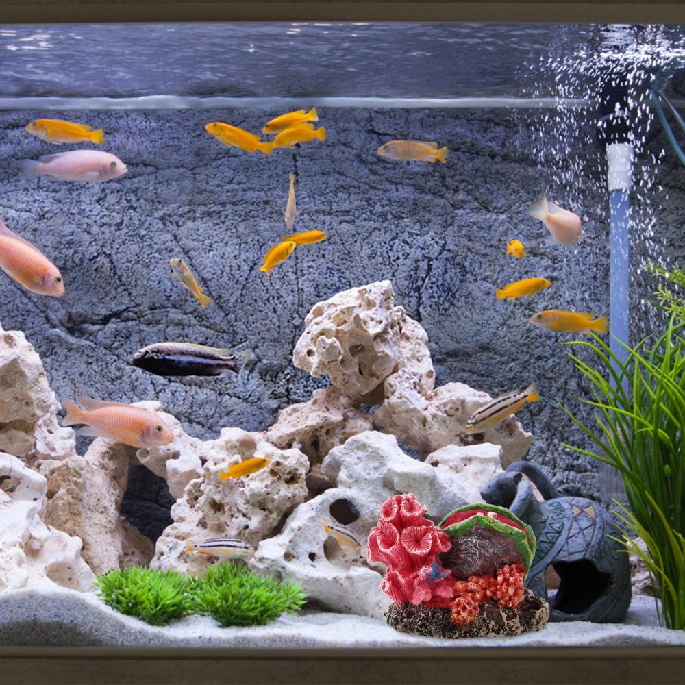 Fish Tank Landscape Simulation Coral Shell Aquarium Ornament Accessories