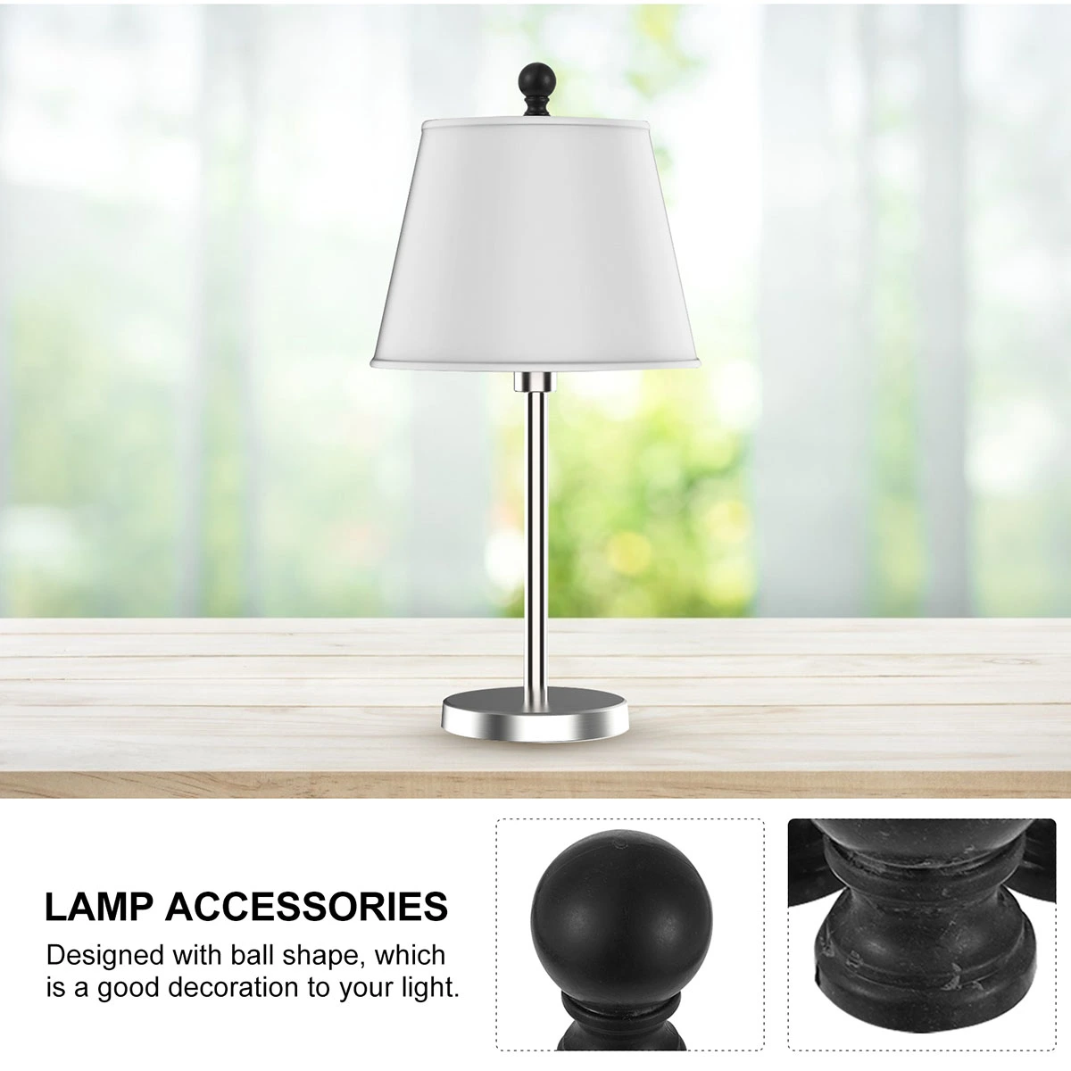 10pcs Desktop Lamp Finials Table Lamp Shade Home Floor Lamp Decorative Knob