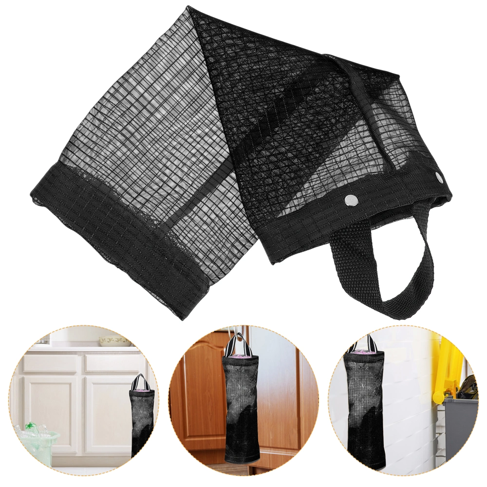 2Pcs Plastic Bag Holder Wall Mount Grocery Bag Dispenser Garbage Bag Organizer