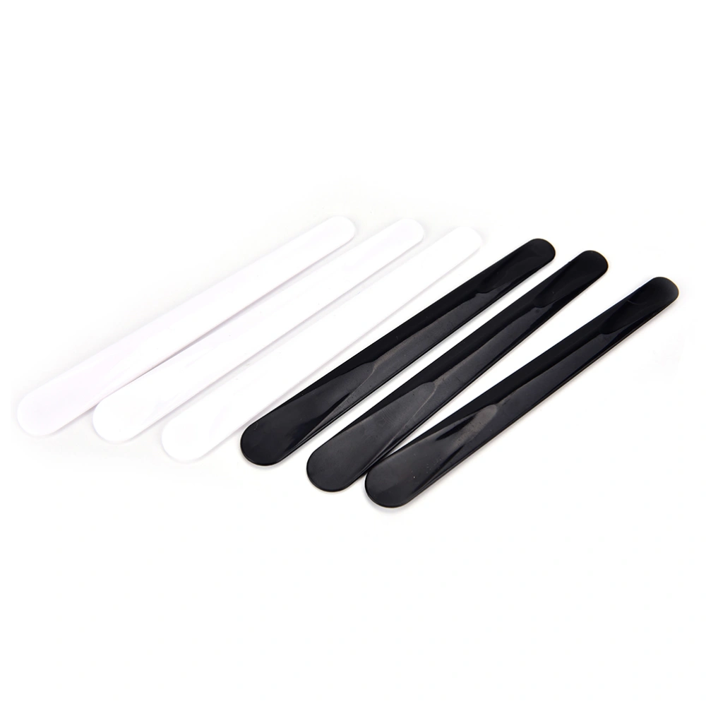 20pcs 10.8cm Makeup Frosted Tip Spatula Cosmetic Mask Spatula for Mixing and Sampling Facial Mask (White and Black)