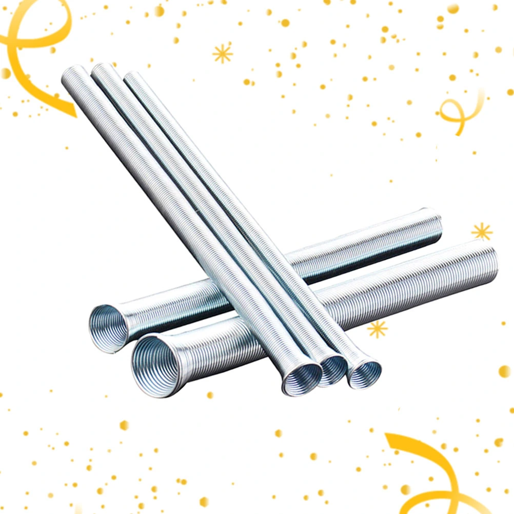 5Pcs 6/8/10/12/16mm Refrigeration Maintenance Line Pipe Bender Water and Electricity Tools(Silver)