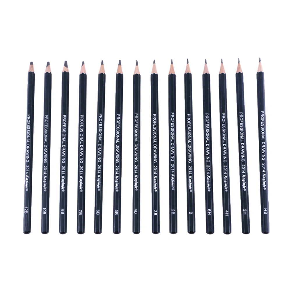 14Pcs Draw Pencil Set Essentials Sketching Pencil Set Environmental Protection for Beginner