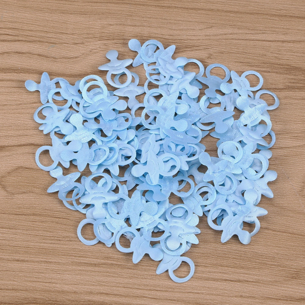 400 Pcs Cloth Pacifiers Confetti Paper Table Scatter Confetti Tissue Paper for Baby Shower Wedding Birthday Party Supplies(Blue)