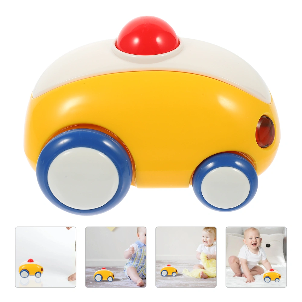 Interesting Pull Back Car Toy Inertial Toy Car for Children Kids Plaything (Yellow)