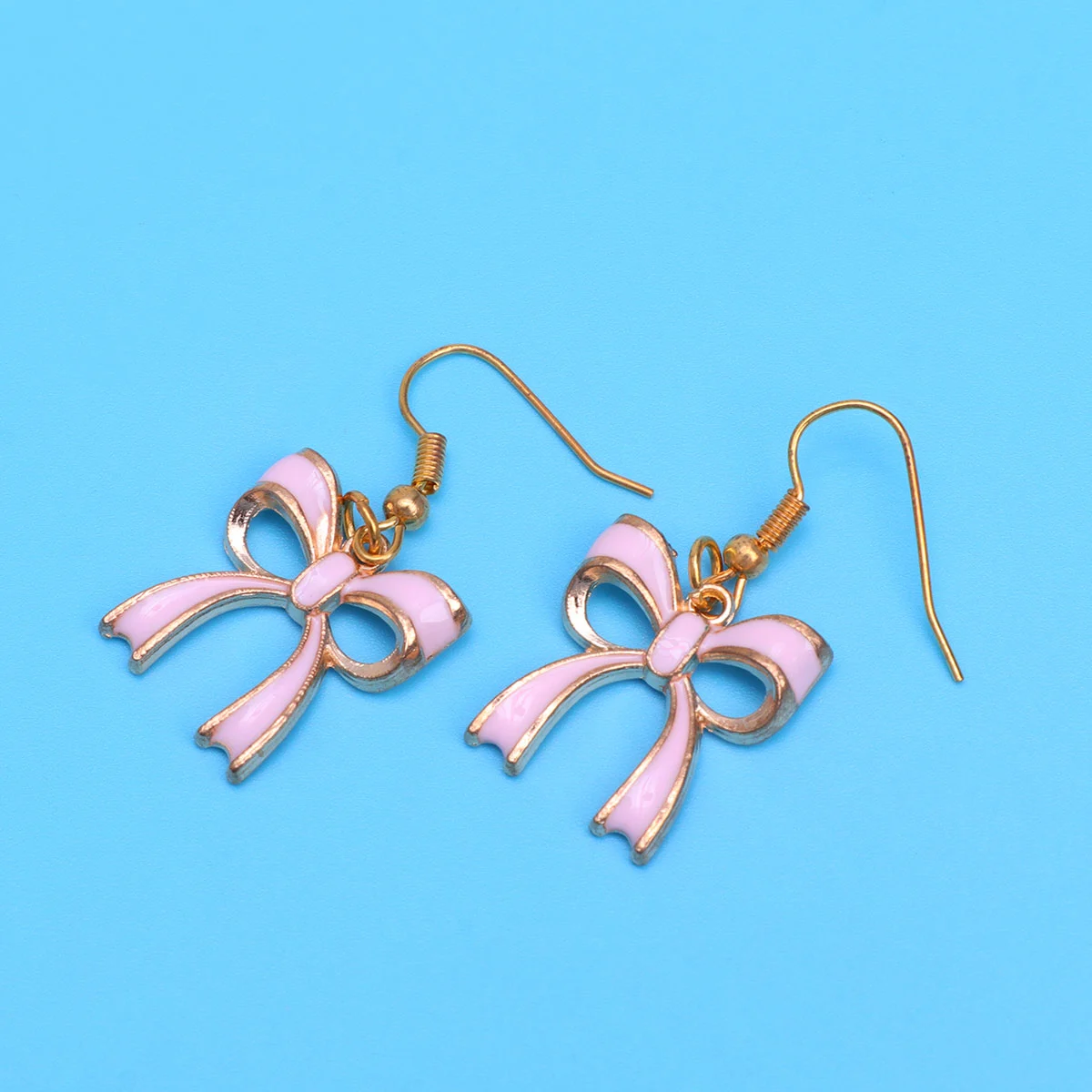 1 Set of DIY Earring Material Bag Handmade Ear Drop Set Ear Stud Accessories Kit Pink