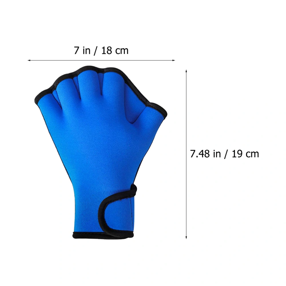 1 Pair Swimming Gloves Swim Training Gloves Swim Mittens Swimming Supplies