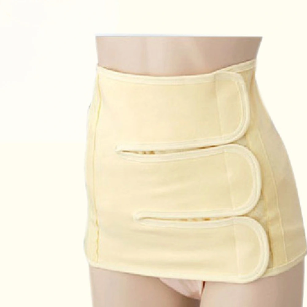 Special Girdle for Cesarean Cotton Belly Band Waist Belt for Pregnant Women after Childbirth Size XL (Yellow)