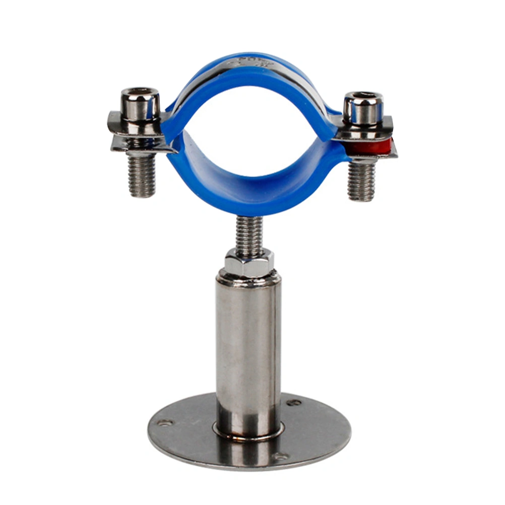 1pc Adjustable Stainless Steel Hose Clamps Water Pipe Clips Tube Bracket Clamp