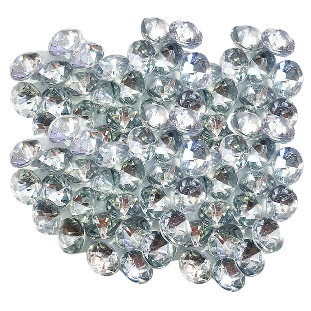 1 Pack 1000pcs Acrylic Mini Diamonds Transparent Crystals Diamonds DIY Household Decoration for Wedding Party Home