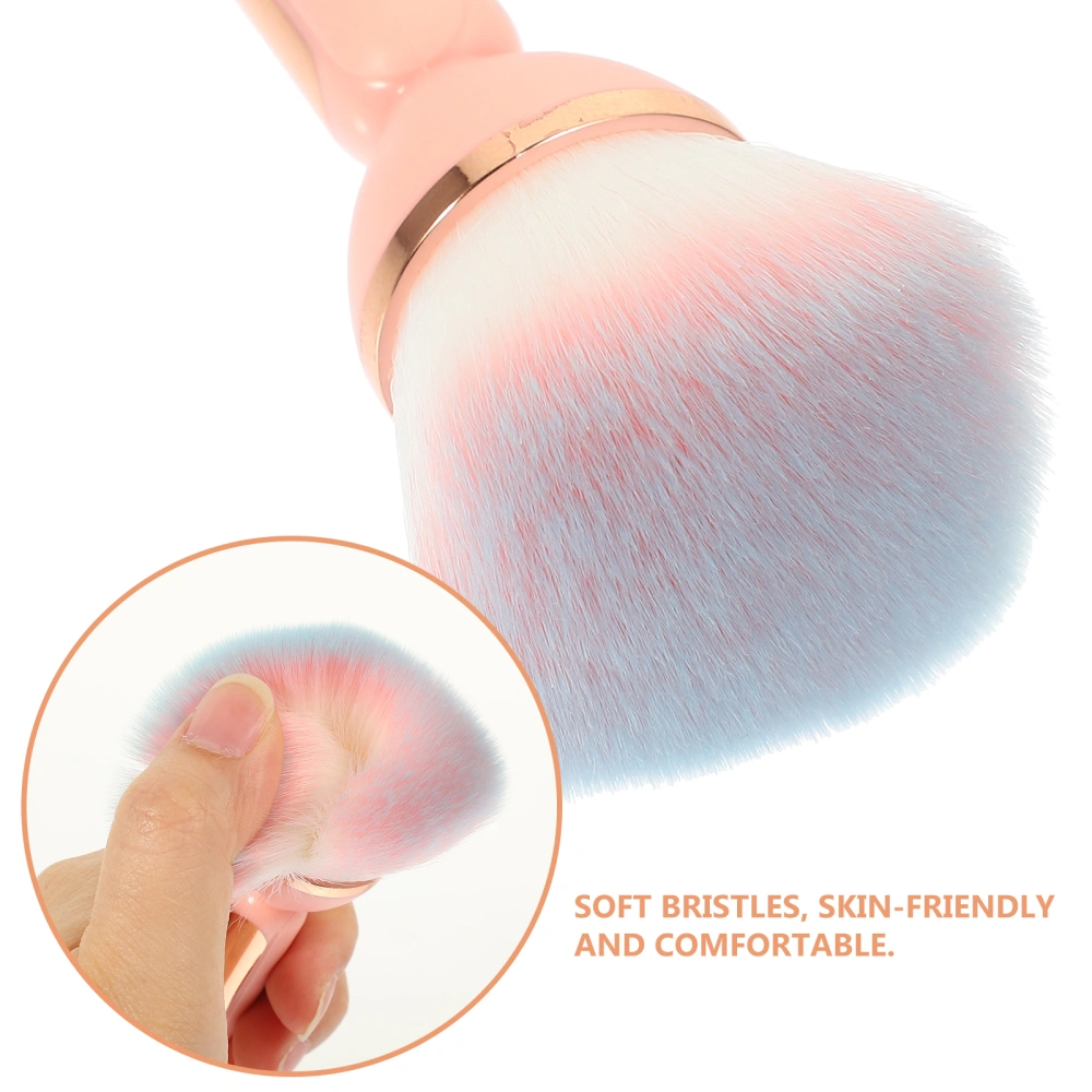 Loose Powder Brush Portable Makeup Brush Practical Nail Dust Brush Multi-function Makeup Brush