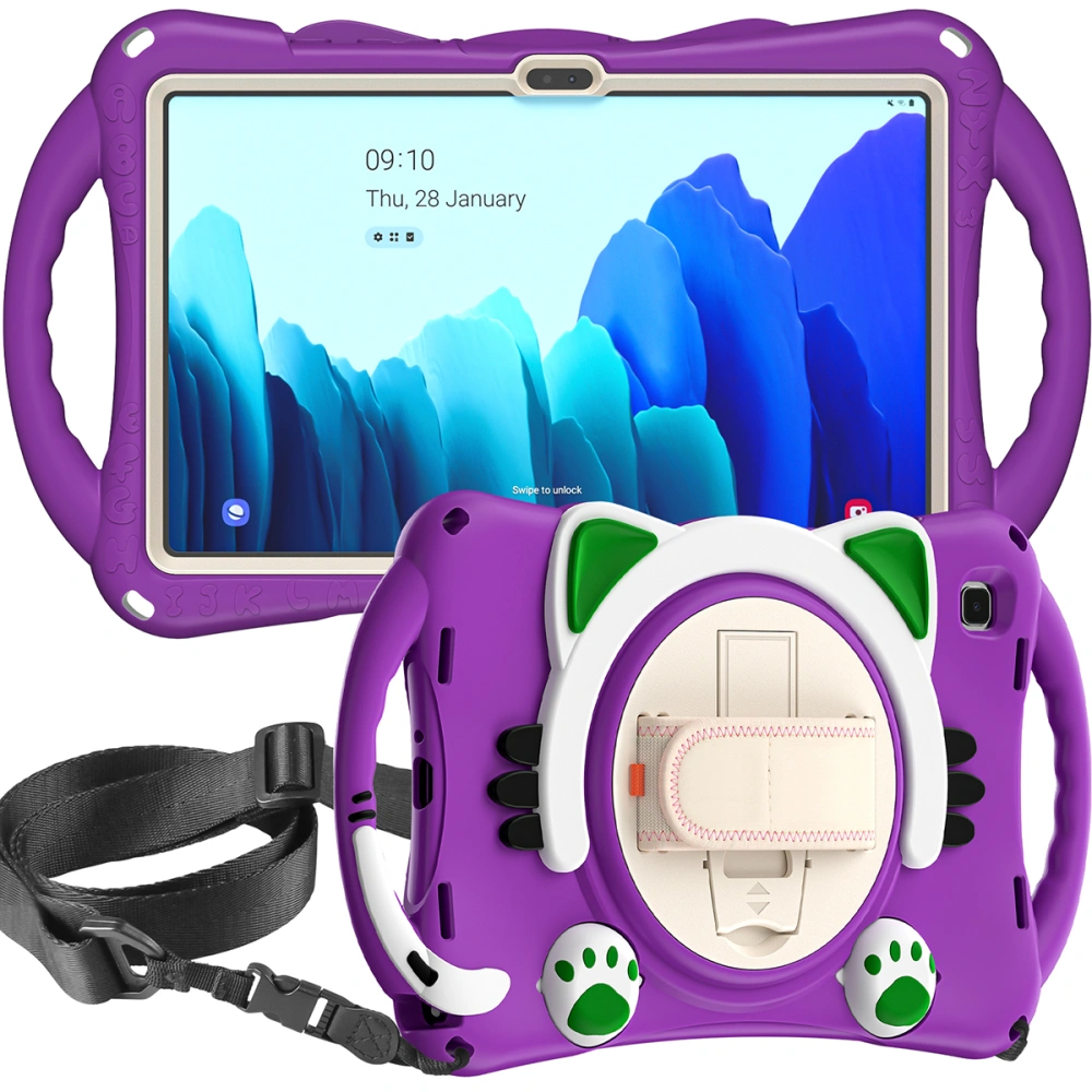 Hand Strap and Shoulder Strap Tablet Cover Compatible with Tab A7 10.4 (2020)