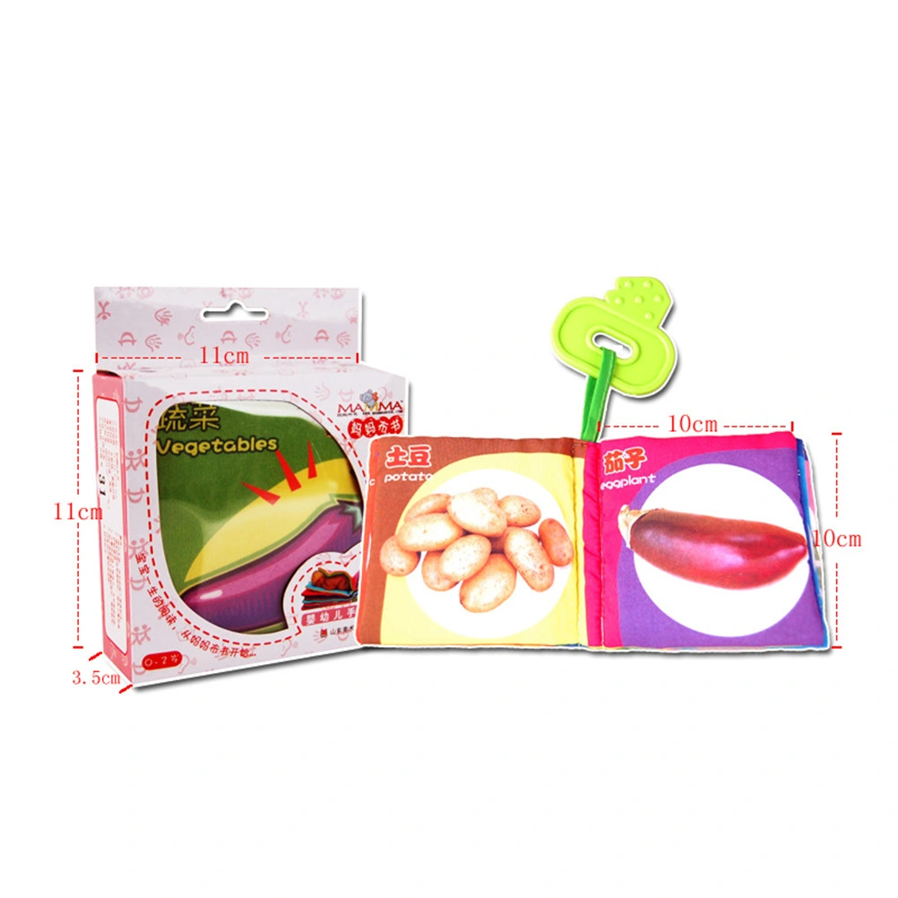 Intelligence Development Cloth Book Early Educational Toy for Baby Kids (Visual Training)