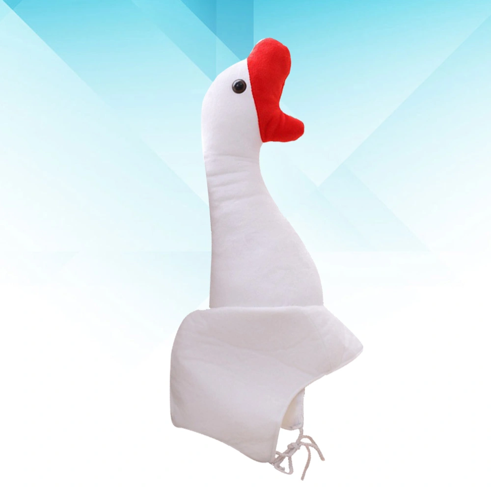 Old Goose Photo Props Novelty Open Mouth Goose Hat Adjustable Headwear Funny Cosplay Apparel Accessories Animal Stuffed Toy