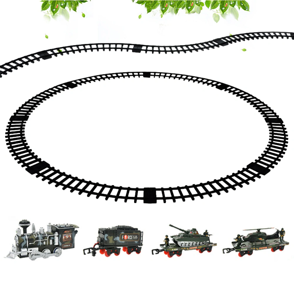 Electric Smoking Train Track Toys Control Boys Gift Military Pattern