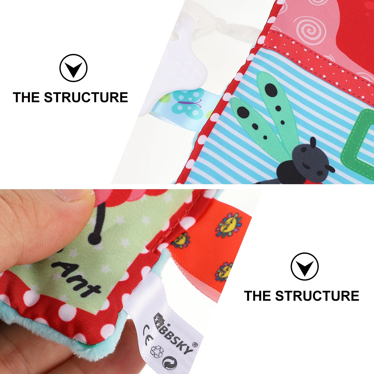 Multifunction Baby Comforting Towel Super Baby Appease Towel (Insect)