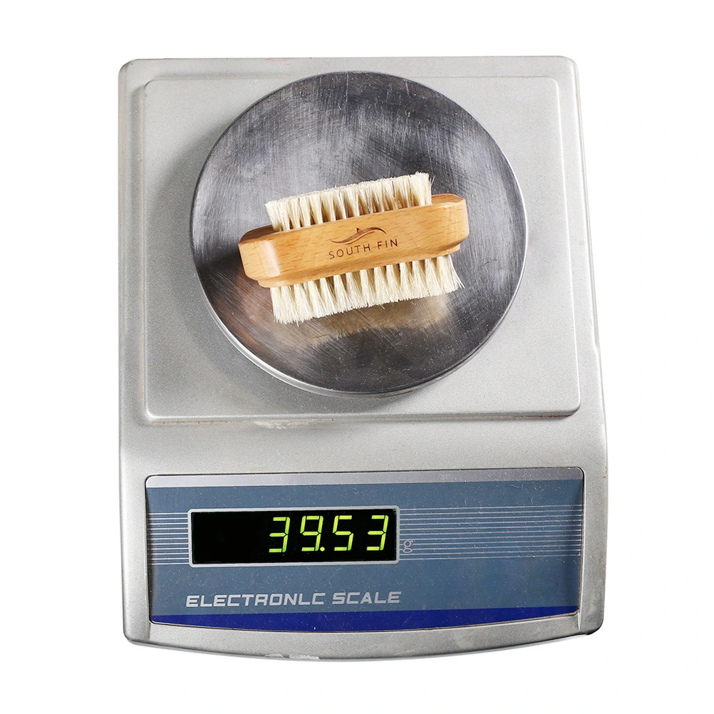 Double Sided Wide Narrow Nail Brushes Bristles Brushes Manicure Brushes Nail Cleaning Brushes (Random Color for Logo Type)