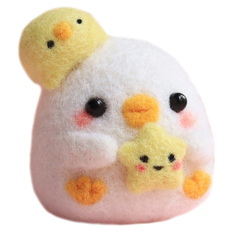 1 Set DIY Wool Felt Duck Material Wool Felt Animal Material Wool Felt Crafts