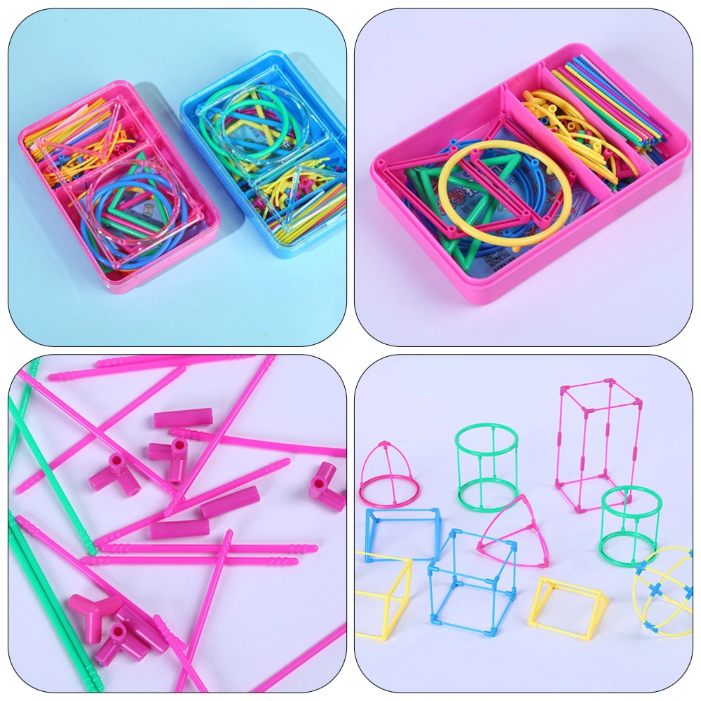 1 Set Elementary School Mathematics Geometry Graph Frame Construction (Random Color)