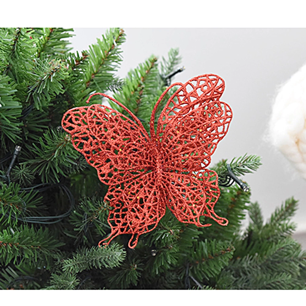 6Pcs Christmas 5.9"/15cm Christmas Decorations Christmas Tree Ornaments Wedding Party Decorations (Red)