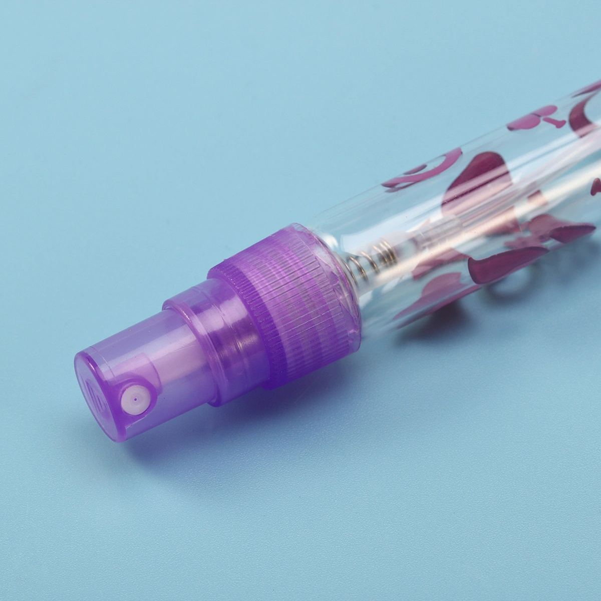 10ml Portable Glass Tube Printed Empty Perfume Bottle for Traveling (Purple)