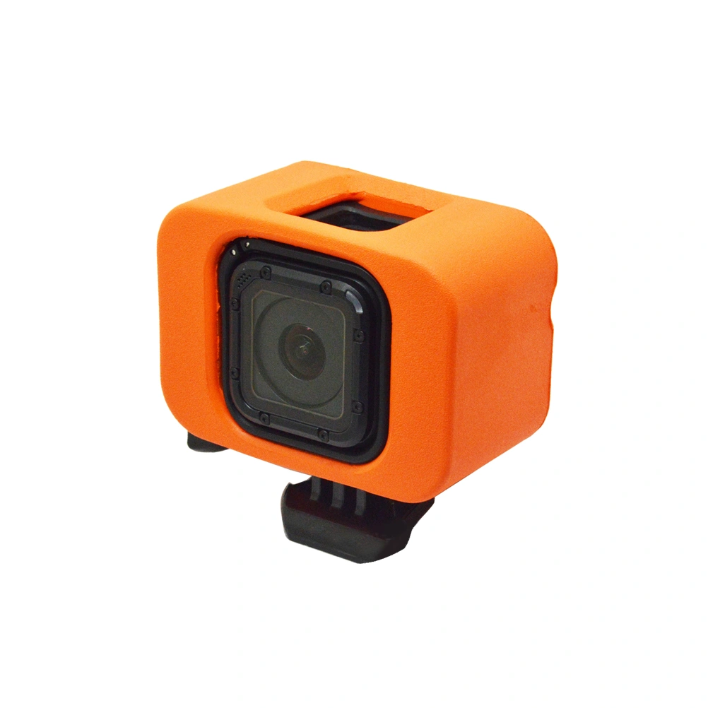 For GoPro Hero 4 Session Floating Floating Set for GoPro 4 5 Session Waterproof Protection Frame Border Shell (Orange)